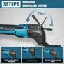 Cordless Oscillating Multi-Tool for makita 18V Battery (NO Battery) Oscillating Kit with 6 Variable Speeds for Removing, Scraping, Cutting with 23 Accessories Image 5