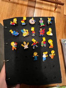 Simpsons croc charms
