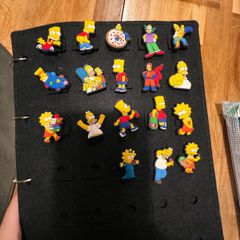 Simpsons croc charms