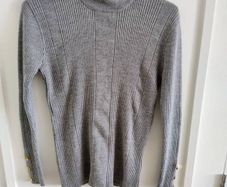 Vintage Yves Saint Laurent wool blend jumper in very good condition with a small repair on the front see photos UK size 10 but see last three photos for exact measurements made in France FREE STANDARD POSTAGE INCLUDED