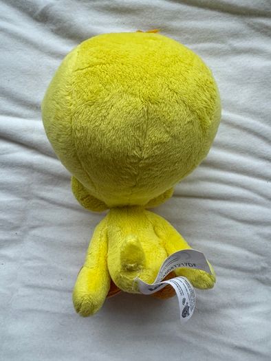 Warner Brothers Looney Tunes Tweety Pie Plush Soft Toy 2014 Loose Head  approx. 22 cm. Used Please see photos