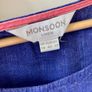 Monsoon linen dress uk12 Image 2