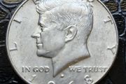 1968 United States "Kennedy Half Dollar" 40% Silver coin