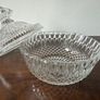 Vintage Pressed Glass Lidded Candy / Bonbon Dish Image 4