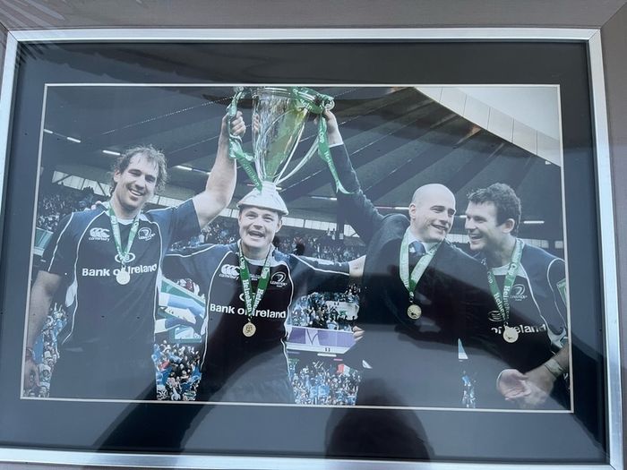 Leinster rugby nostalgia framed photo