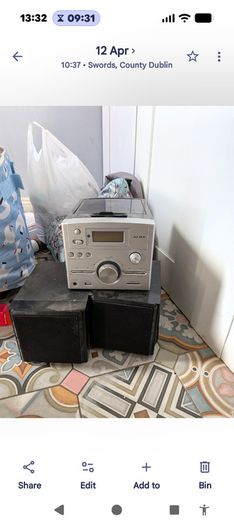 Stereo Title: Alba Micro Hi-Fi Stereo System with Speakers (CD / USB / SD / AUX / FM Radio)