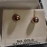 ladies 9ct gold earrings Image 6