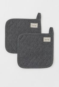 H&M Pot holders 2 pack dark grey