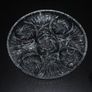 Heavy cut glass serving plate Image 2