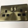 Satin Chrome, Antique Brass, Sockets and Switches Image 5