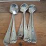 Antique Silverplate Dessert Spoons Image 2