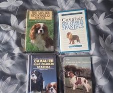 4 book lot on the Cavalier King Charles Spaniels