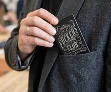 "Grumpy Fkers Club" Pop-Up RFID Wallet