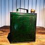 Castrol 2-gallon Petrol Can With Shell Brass Cap. C.1940s Image 5