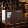 Genuine Leather Pop-Up Card Holder Wallet RFID Blocking Slim Credit Card Case Image 5