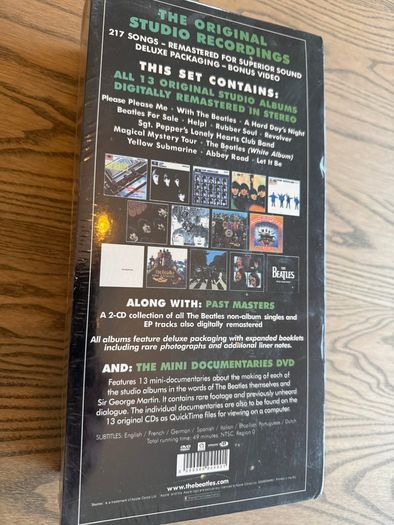 Beatles CD and DVD Set