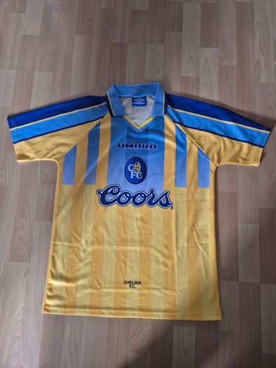 1996-1997 Vintage Chelsea Away Football Jersey Mens Size Large