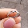 Threads Of Life Silver Ring size J Image 5