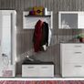 Hallway Coat Rack with Hanging Rail & Hooks Image 6