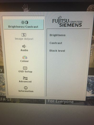 Fujitsu Siemens Monitor 19" LCD color