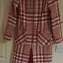 M&s Red Mix Coat Size Uk 8 Nwt Image 2