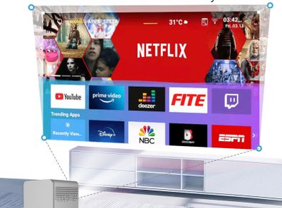 Portable 5G Wifi Cinema Experience Full HD Projector