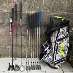 Full set of left handed golf clubs