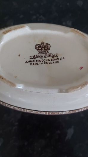 Antique Royal Ivory gravy boat