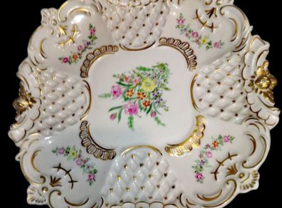 Stunning MZ Dresden Irish large plate