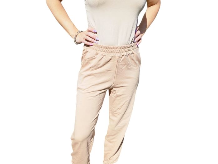Stone casual joggers