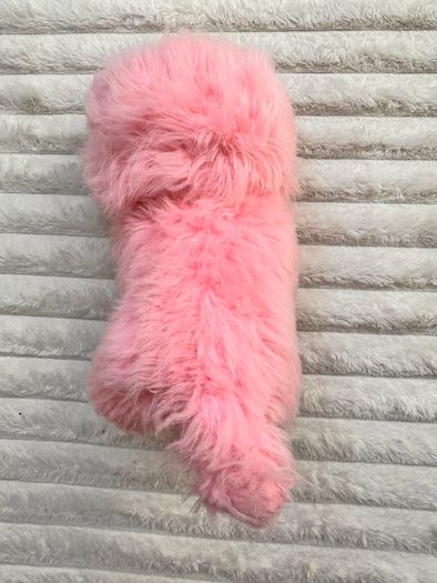 Scruff A Luvs Pink Puppy Dog Cat Kitten Plush Moose approx. 23 cm. Used Please see photos