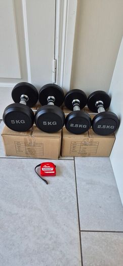 2xbrand new sets of dumbbells