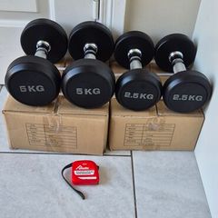 2xbrand new sets of dumbbells