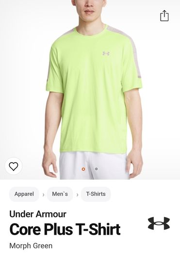 Under Armour Tech Utility Sports T-Shirt - Colour - Morph Green - Size - Medium - RRP - 45.00