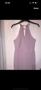 New Look Lilac Dress chain neck detail