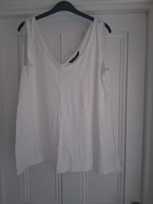 Dunnes White Cotton Top