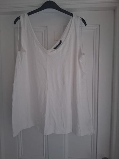 Dunnes White Cotton Top