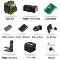 F94T-XG 3 12 Lines 3D Green Laser Level Self-Leveling 360 Horizontal And Vertical nivel laser(F94T-XG)