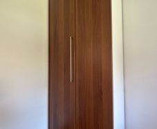 Two door walnut effect wardrobe | similar to IKEA PAX