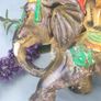 Early 20th Century Hindu Elephant plaster lamp Image 10