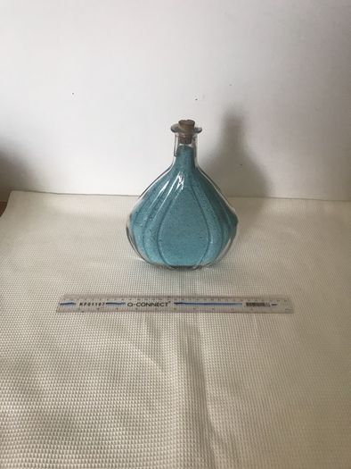 9 Inch Tall Glass ornament