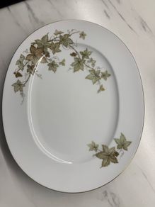 Noritake Ireland serving plate | vintage floral | large oval
