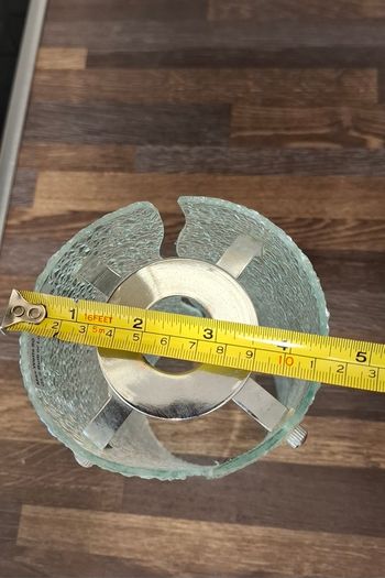 Textured Glass Ceiling Light Shade