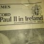 The Irish Times Newspaper Pope John Paul II in Ireland, covering his historic 1979 pastoral visit, Postage Available or Collection Image 2