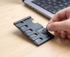 SD MicroSD Card Case Hybrid Organizer, Slim Hardshell Protector (Set of 2)
