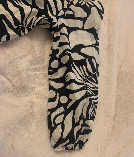 Black and cream dress