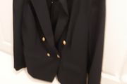 ladies navy jacket with brass buttons