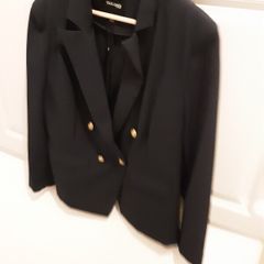 ladies navy jacket with brass buttons