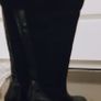 Sude black long high heel boots Image 2