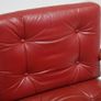 Vintage Danish Rosewood & Leather Three Seat Sofa Capella by Illum Wikkelso for N. Eilersen, 1960s. Image 10